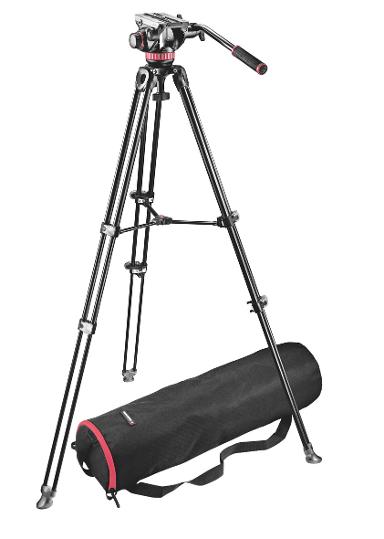 Manfrotto MVK502AM Kit 75 mm.Fluid Head 2 Stage Tripod/Payload 4 Kg,w/ Original Softbag *ราคารวมภาษี